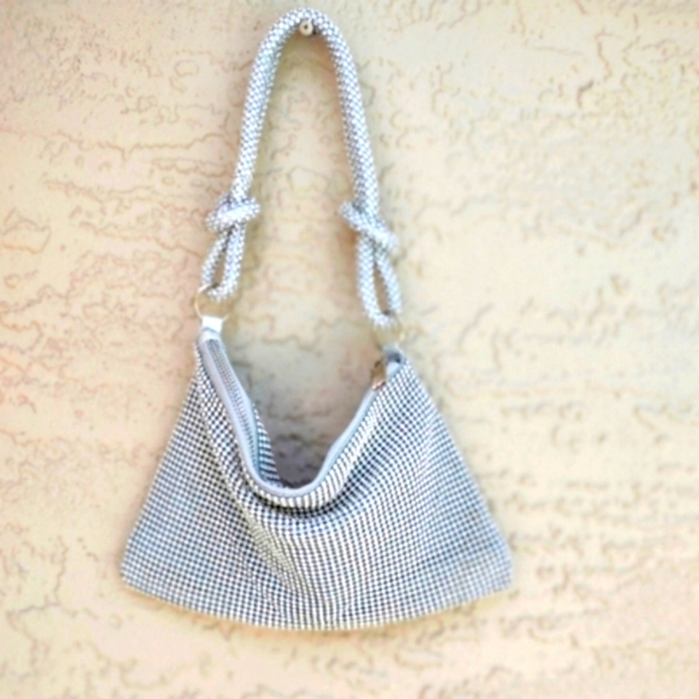 Sparkly rectangular shape slouchy sexy purse - Picture 3 of 8